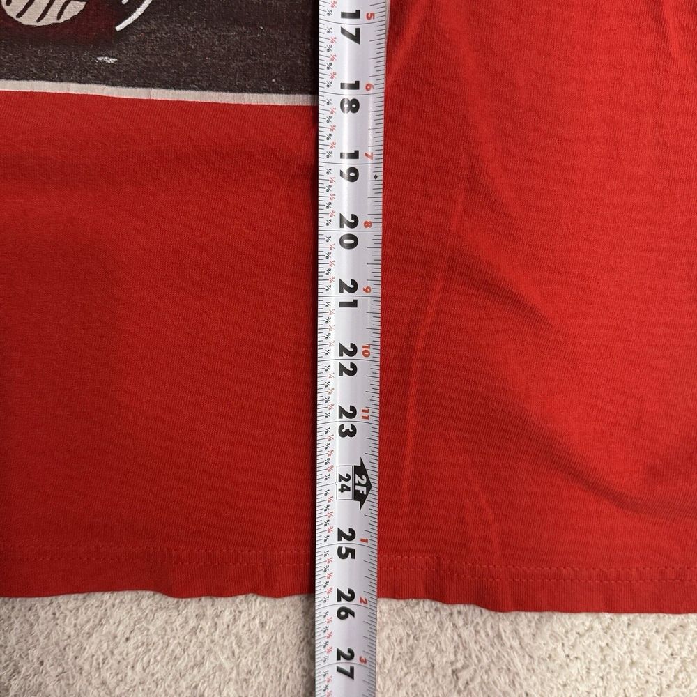 Charlie‎ Brown Pardon My Swag Peanuts Red Mens T Shirt Sz L Tee - Picture 5 of 6
